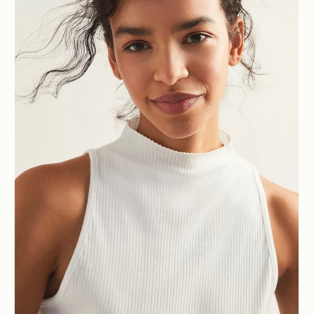 Anthropologie Maeve Mock Neck Tank size S - Picture 2 of 6